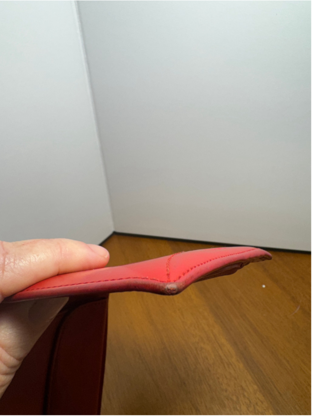 Loewe Red Patent Leather Bifold Small Wallet - Picture 7 of 11